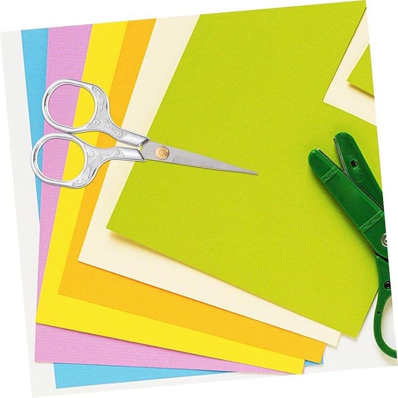 Vintage Stainless Steel Tailor Scissors Lightweight Crafting Cutter Comfortable Handle - Image 4